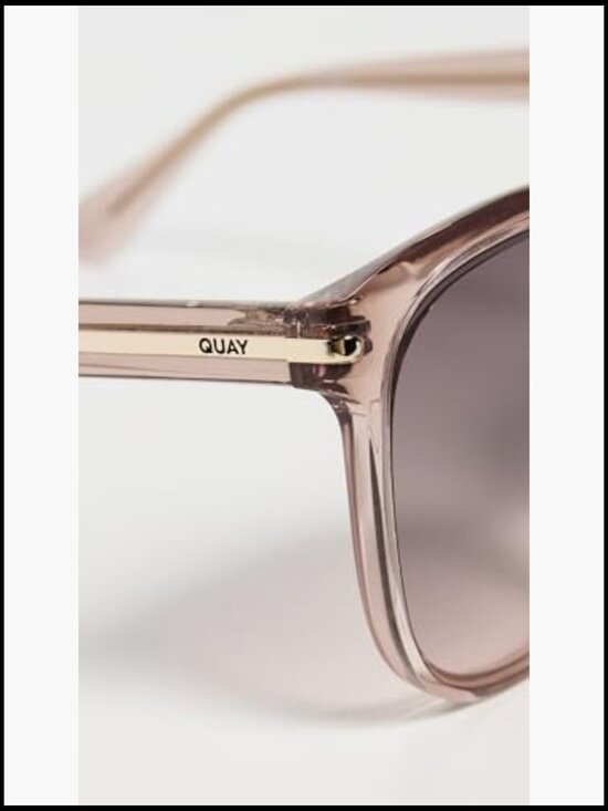 Round Sunglasses with UV Protection - Quay Rent Free
